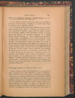 El Paraguay Ilustrado, por Manuel W. Chaves