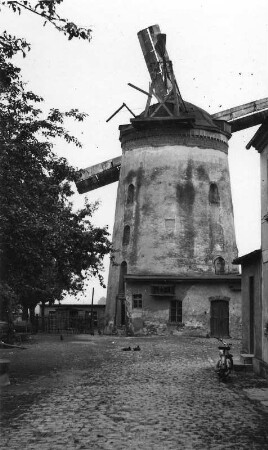 Sornzig-Ablaß-Querbitzsch. Hesselmühle, Turmholländer (Negativ von Dr. Gleisberg, Grimma)