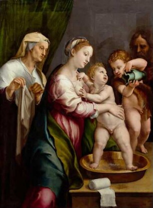 Die Madonna mit der Waschschüssel