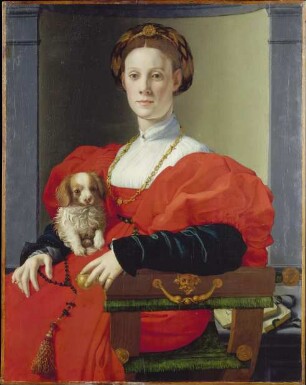 Bildnis einer Dame in Rot (Francesca Salviati?)