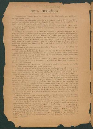 Nota biográfica