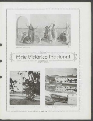 Arte pictórico nacional - [Ilustración]