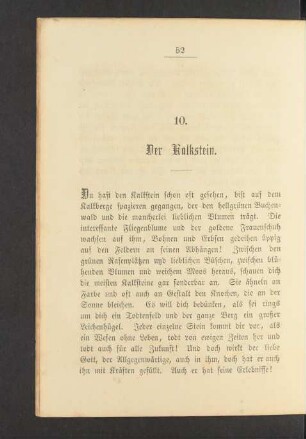10. Der Kalkstein.