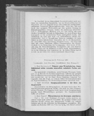 Sitzung am 19. Februar 1907.