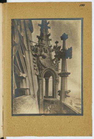 Münster St. Theobald, Thann: Detail (aus: Skizzen- und Fotoalbum 6)
