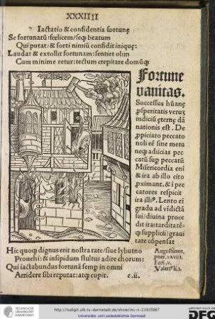 Iactatio et confidentia fortunae.