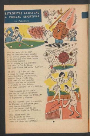 Estrofitas alusivas a proezas deportivas