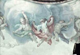 Intercessio des heiligen Karl Borromäus vor der Heiligen Dreifaltigkeit