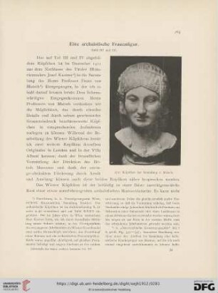 Eine archaistische Frauenfigur