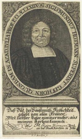 Bildnis des Sigismundus Hosmann