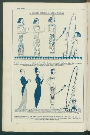 A evolução histórica da vaidade feminina
