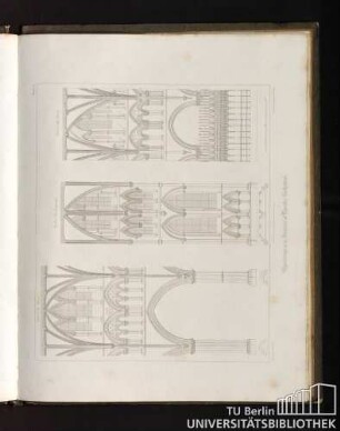 Plate 3. Specimens of the interior of Lincoln Cathedral.