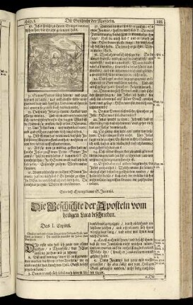 Die Geschichte der Aposteln vom heiligen Luca beschrieben.