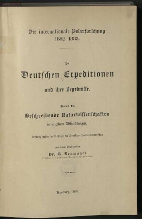 2: Beschreibende Naturwissenschaften in einzelnen Abhandlungen