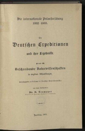 2: Beschreibende Naturwissenschaften in einzelnen Abhandlungen