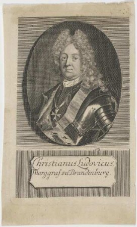 Bildnis des Christianus Ludovicus