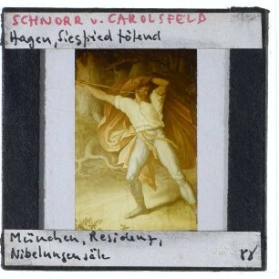 München, Residenz,Schnorr von Carolsfeld, Nibelungensäle der Müchner Residenz