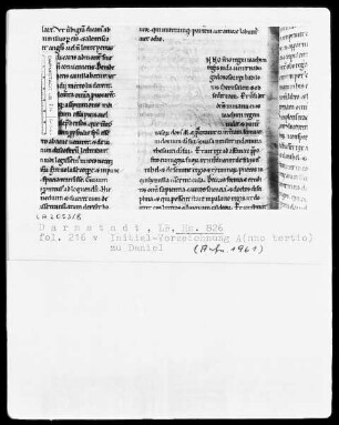 Testamentum Vetus — Initiale A (nno tertio), Folio 216 verso