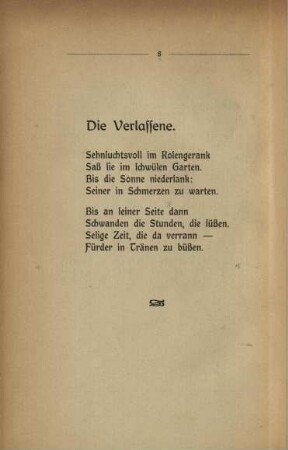 Die Verlassene.