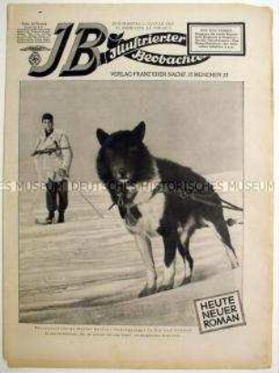 Wochenzeitschrift der NSDAP "Illustrierter Beobachter" u.a. zum Krieg um Singapur