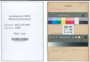 Entnazifizierung Carl Stein , geb. 06.04.1901 (Kaufm.Angestellter)