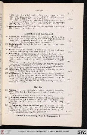 Galizien (Nr. 266 - 270)