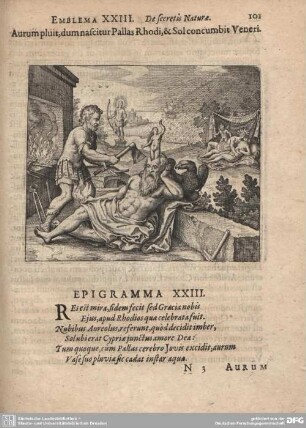Emblema XXVIII. De secretis Naturae.