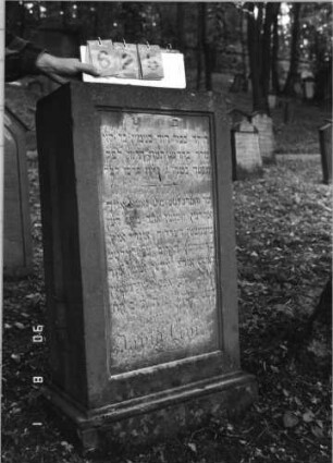 Grabstein 625 (Index: 99790891) Maße HxBxT: 112x57x32 cm Symbolik: nach unten gehaltene Fackeln: Grabstein 625