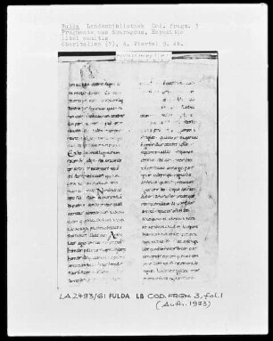 Fragmente aus Smaragdus, Expositio libri comitis —