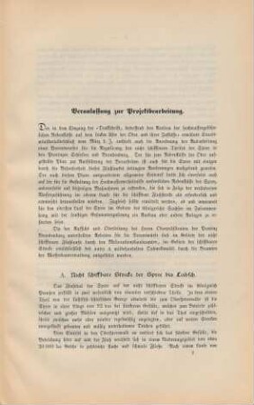 Veranlassung zur Projektbearbeitung.
