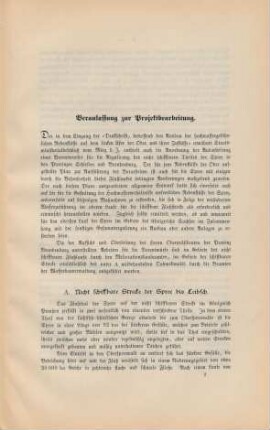 Veranlassung zur Projektbearbeitung.