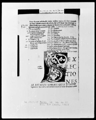 Amalarius Metensis, Liber officialis — Initiale R (ex), Folio 42 verso