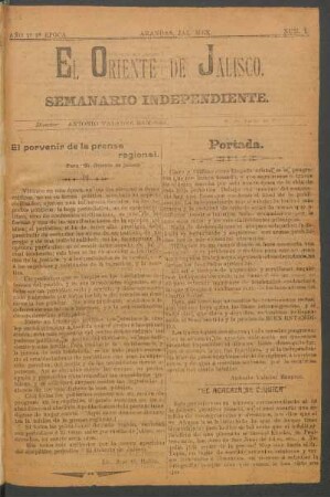 1910,1,1: 2a época, año 1o, núm. 1 (27 de marzo de 1910)
