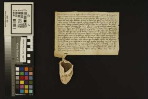Decan Johannes und das ganze Stift Sankt Victor bestätigen Stiftungen des Stiftskantors Ludwig