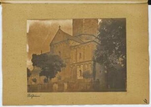 Peter- und Paulskirche, Rosheim: Ansicht (aus: Skizzen- und Fotoalbum 6)