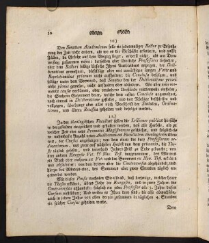 11. "In der theologischen Facultaet [...]"