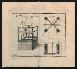 Machine pour elever de l'Eau. Num. 8. Tab. XIX.