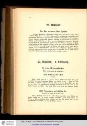 23. Abschnitt. Von den warmen süßen Speisen