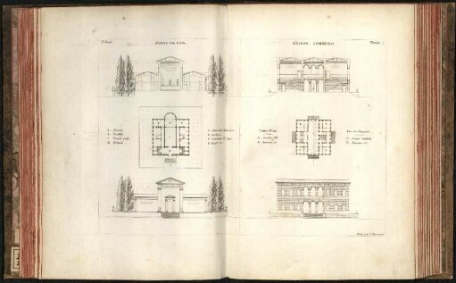 Planche 7: Justice de paix. Maison commune
