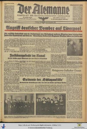 30.11.1940 (Samstag-Ausgabe)