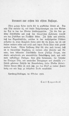 Vorwort zur ersten bis elften Auflage.
