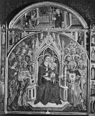 Madonna in trono mit Heiligen und Engeln