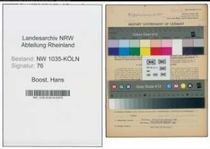 Entnazifizierung Hans Boost , geb. 03.12.1917 (Bergmann)