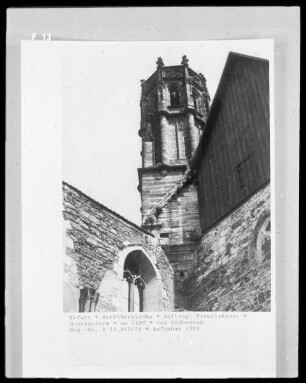 Barfüßerkirche — Glockenturm