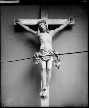 Heilbronn Kilianskirche Hochaltar Christus am Kreuz (um 1498) von Franz Seyfer