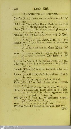 d) Anatomicae et Chirurgicae