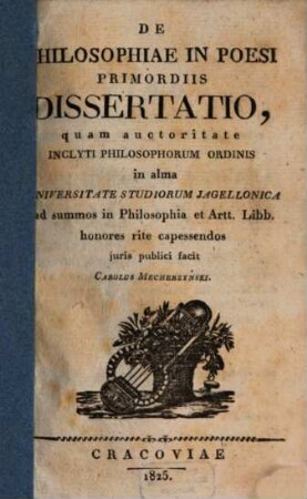 De philosophiae in poesi primordiis diss.