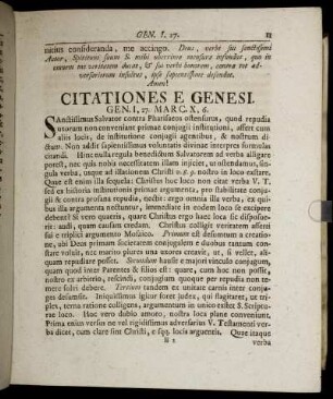 Citationes E Genesi.