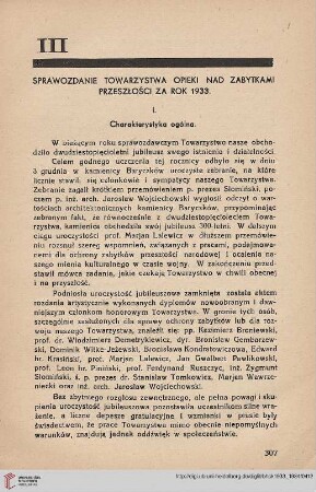 2: Sprawozdanie Towarzystwa Opieki nad Zabytkami Przeszłości za rok 1933