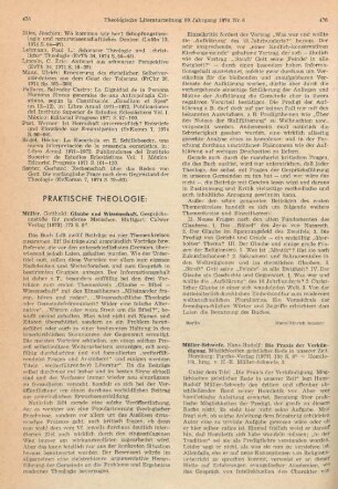 476-478 [Rezension] Müller-Schwefe, Hans-Rudolf, Die Praxis der Verkuendigung